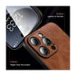 MagSafe Magnetic Leather Back Case for iPhone 14 Pro - Brown