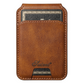 Magnetic Card Slots PU Leather Case for Samsung Galaxy S23 Ultra - Brown