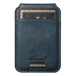 Magnetic Card Slots PU Leather Case for Samsung Galaxy S24 - Blue