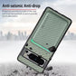 Magnetic Wallet Case for Google Pixel 7 , Mag safe Compatible 2 in 1 with Back Card Holder - Green