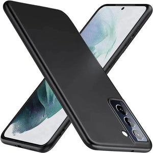 Matte Silicone Soft TPU case For Samsung Galaxy S22 - Black