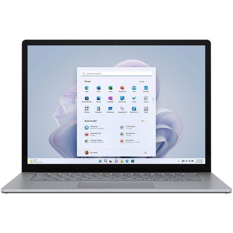 Microsoft Surface Laptop 5 13.5" i5 8GB 256GB 1235U Platinum - Excellent Pre-owned