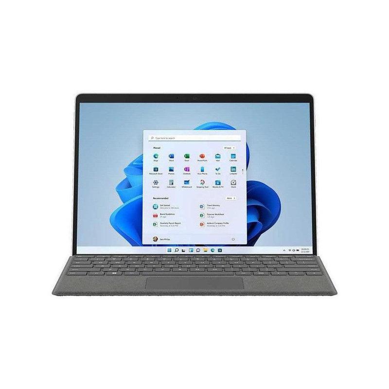 Microsoft Surface Pro 8 13" i5 16GB 256GB Platinum with Keyboard - Premium Pre-owned