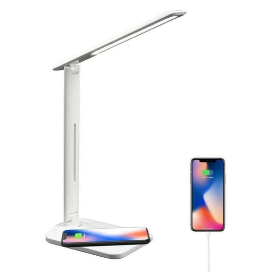 Multifunctional LED Desk Lamp with 10W Wireless Charging Function