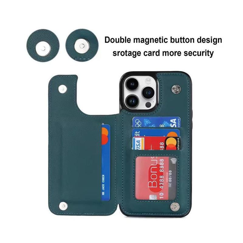 Multifunctional Wallet Mobile Phone Case for Apple iPhone 11 Pro- Green