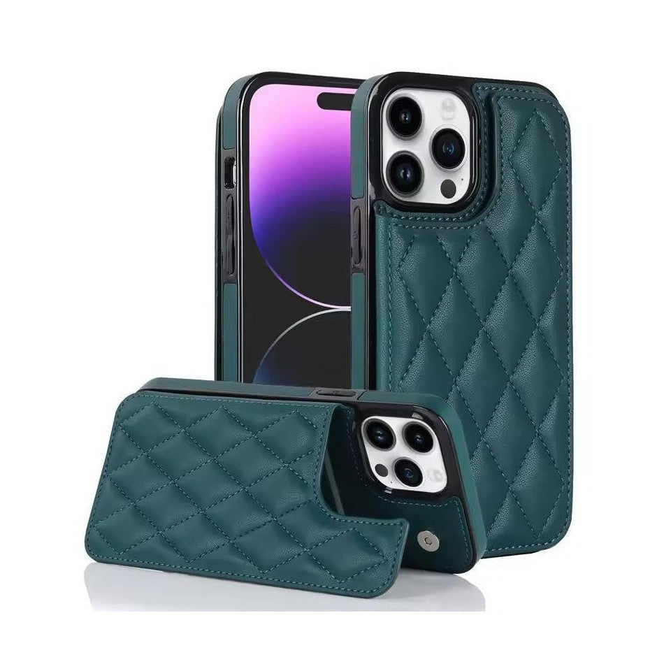 Multifunctional Wallet Mobile Phone Case for Apple iPhone 13 / iPhone 14- Green