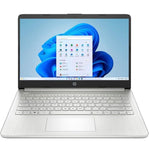 HP 14s-dq0523TU 14-inch Intel Celeron N4120 4GB RAM 64GB Silver (100% Battery Health) - Good Pre-owned