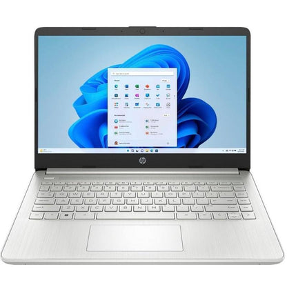 HP 14s-dq0523TU 14-inch Intel Celeron N4120 4GB RAM 64GB Silver (100% Battery Health) - Good Pre-owned