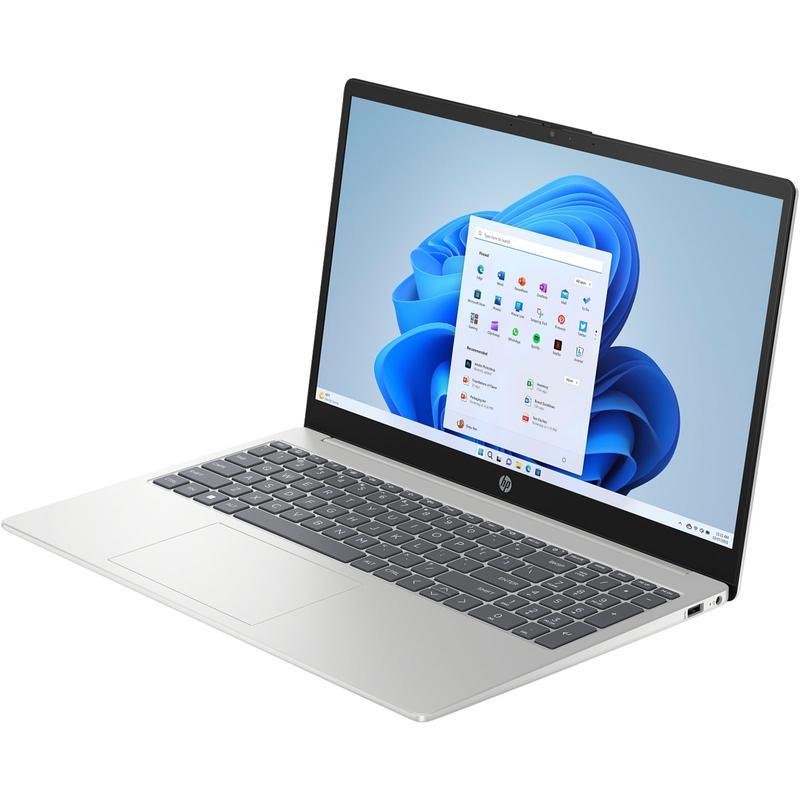 HP Laptop 15-fc0103AU 15.6-inch AMD Ryzen 5 7520U 8GB RAM 512GB Silver (100% Battery Health) - Excellent Pre-owned
