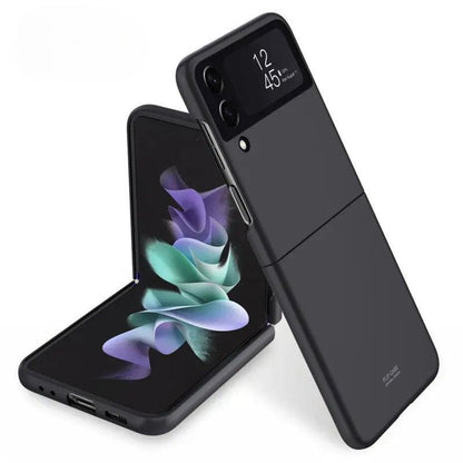 PC Luxury Foldable Phone Case For Samsung Z Flip 3 - Black