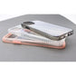 Premium TPU Scratch Resistant Case with Black Crystal Glitter Frame for iPhone 13 - Clear