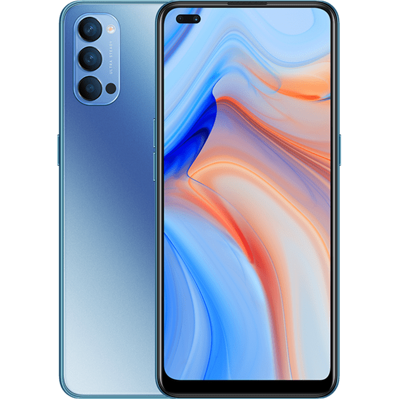 OPPO Reno 4 5G 8GB 128GB Galactic Blue (Dual SIM) (100% Battery) - Good Pre-owned