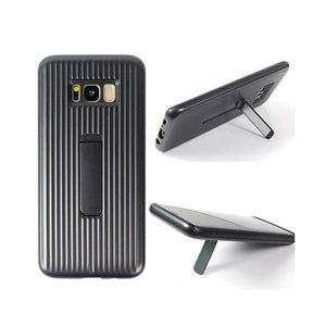 Rugged Mobile Phone Stand Case for S9 Metallic Grey