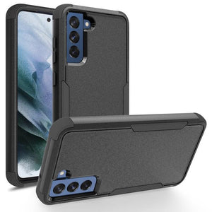 Rugged Shockproof Heavy Duty Case for Samsung Galaxy S21 - Black