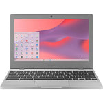 Samsung Chromebook 4 11.6-inch Intel Celeron N4000 8GB 64GB Platinum Titan (100% Battery) - Good Pre-owned