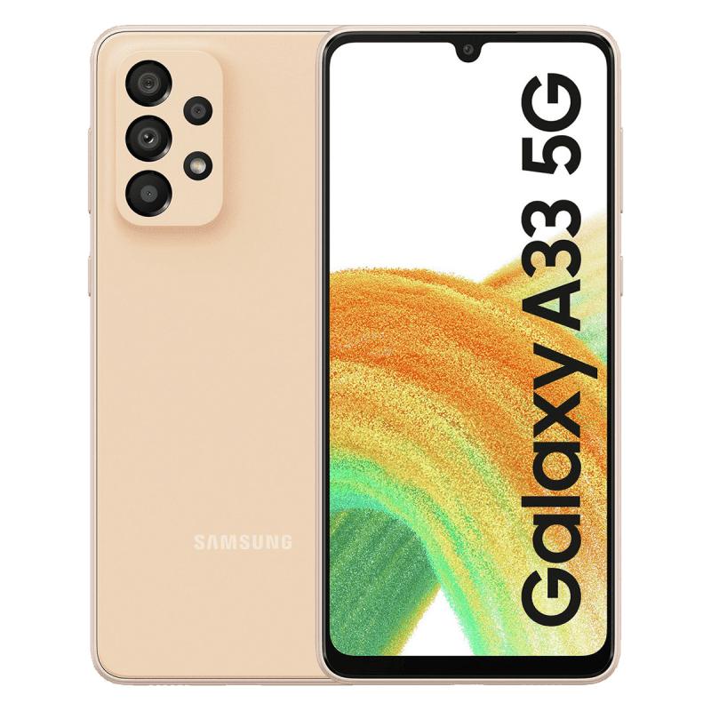 Samsung Galaxy A33 5G 8GB 128GB Peach (Dual SIM) - Excellent Pre-owned