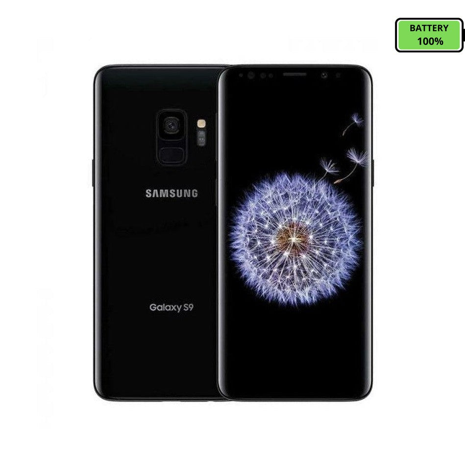 Samsung Galaxy S9 64GB Midnight Black - Excellent - Refurbished (New Battery)