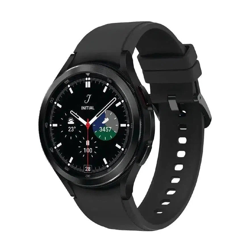 Samsung Galaxy Watch 4 Classic 46MM Stainless Steel Bluetooth Black - Good - Pre-owned