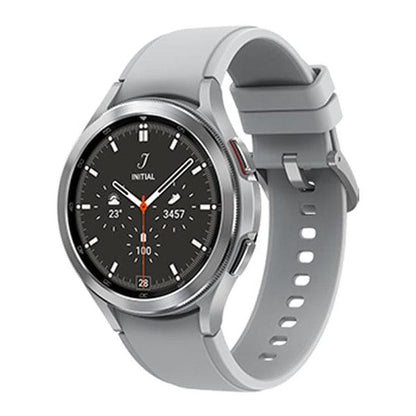 Samsung Galaxy Watch 4 Classic 46MM Stainless Steel GPS Silver Excellent Pre-owned