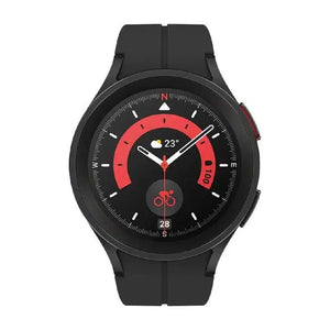 Samsung Galaxy Watch 5 Pro Titanium 45mm Bluetooth + LTE Black - Excellent - Pre-owned