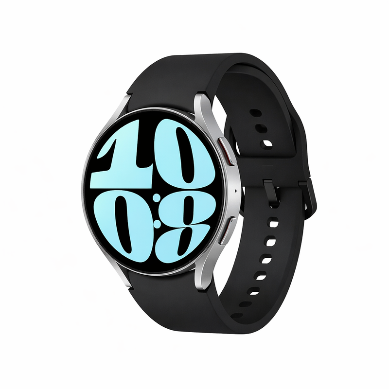 Samsung Galaxy Watch 6 40mm Aluminium GPS Silver-Black - Excellent Pre-owned