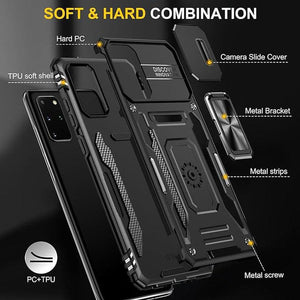 Samsung S20 FE Shockproof Rugged Military Grade - Black