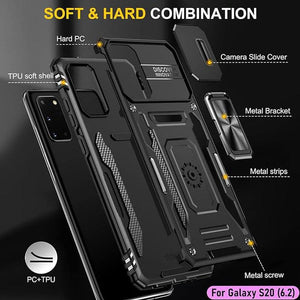 Samsung S20 Shockproof Rugged Military Grade - Black