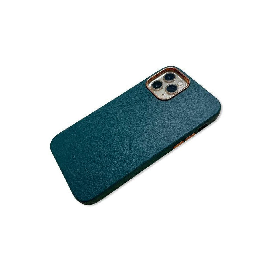 Shockproof Camera Lens Plated Case for iPhone 11 Pro Max- Bottle Green