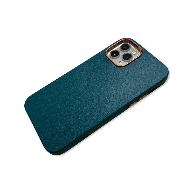 Shockproof Camera Lens Plated Case for iPhone 11 Pro Max- Bottle Green