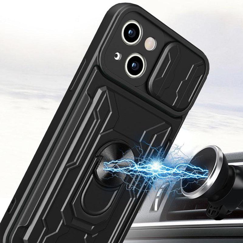 Shockproof Mobile Phone Cover w/- Camera Protection for iPhone 11 Black
