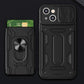 Shockproof Mobile Phone Cover w/- Camera Protection for iPhone 7/8/SE 2020 Black