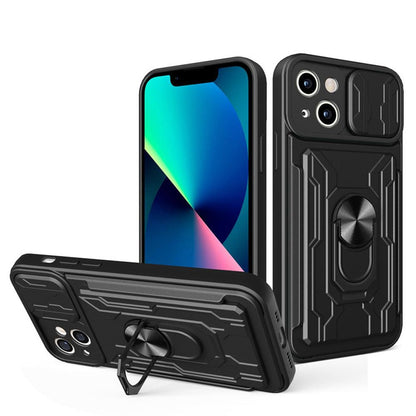 Shockproof Mobile Phone Cover w/- Camera Protection for iPhone 7/8/SE 2020 Black