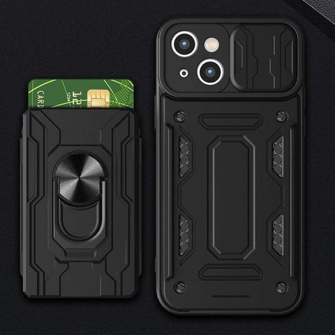 Shockproof Mobile Phone Cover w/- Camera Protection for iPhone XS Max Black