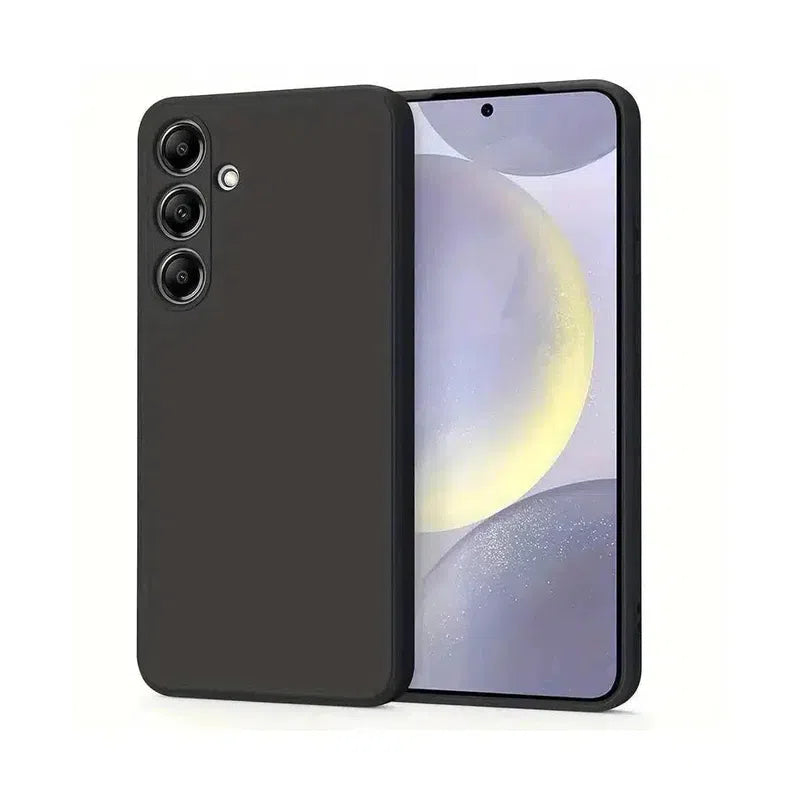Silicone Cushion Case for Samsung Galaxy A24 - Black