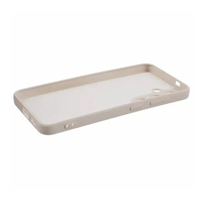 Silicone Cushion Case for Samsung Galaxy S24 - Cream