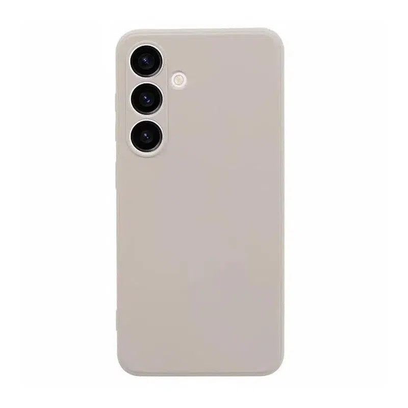 Silicone Cushion Case for Samsung Galaxy S24 Plus - Cream