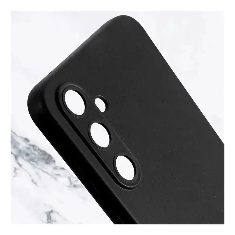 Silicone Cushion Case for Samsung Galaxy S24 Ultra - Black