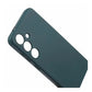 Silicone Cushion Case for Samsung Galaxy S24 Ultra - Green