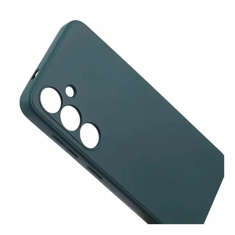 Silicone Cushion Case for Samsung Galaxy S24 Ultra - Green