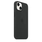 Silicone Cushion Case for - iPhone 14 Plus / iPhone 15 Plus -Black
