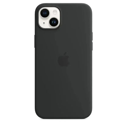 Silicone Cushion Case for - iPhone 14 Plus / iPhone 15 Plus -Black