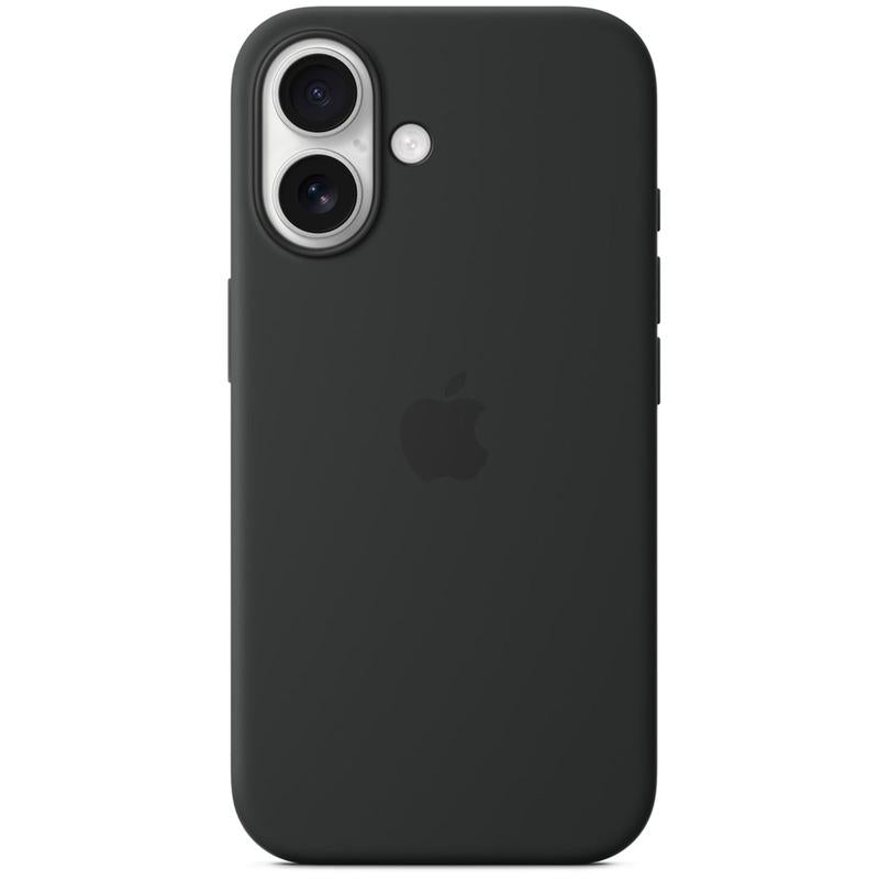 Silicone Cushion Case for - iPhone 16 -Black