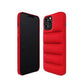 Soft Puffer Jacket Style Mobile Phone Case for iPhone 11 Pro- Red