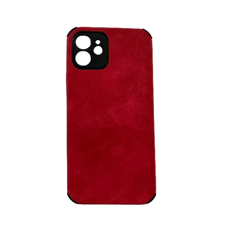 Soft TPU Suede Phone Case Cherry - For iPhone 12