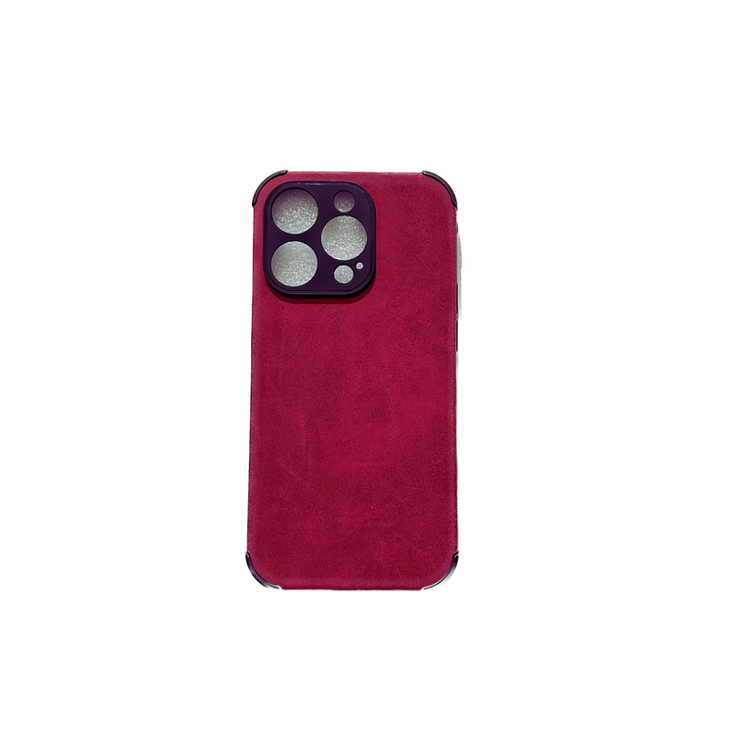 Soft TPU Suede Phone Case Cherry - For iPhone 14 Pro Max