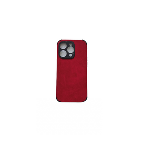 Soft TPU Suede Phone Case Cherry - For iPhone 14 Pro
