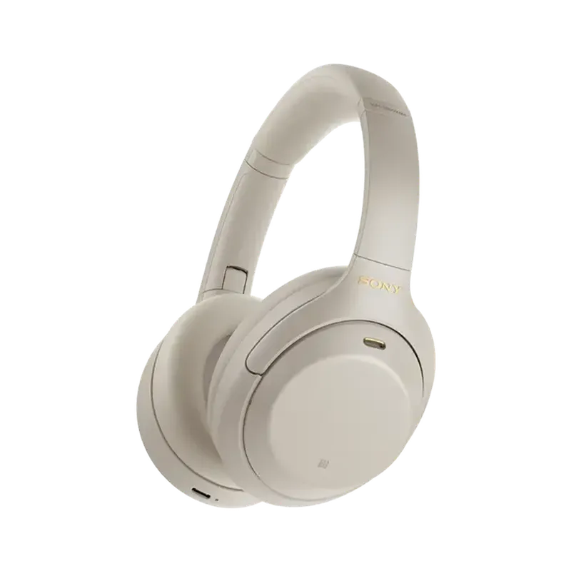 Sony WH-1000XM4 Wireless Noise Cancelling Over-Ear Headphones Silver - Excellent Pre-owned