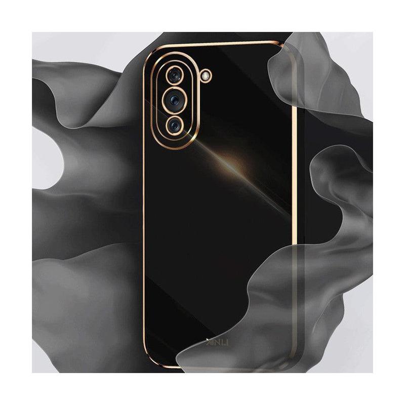 Straight Edge Soft Shell Mobile Phone Case for Samsung Galaxy S20+ - Black