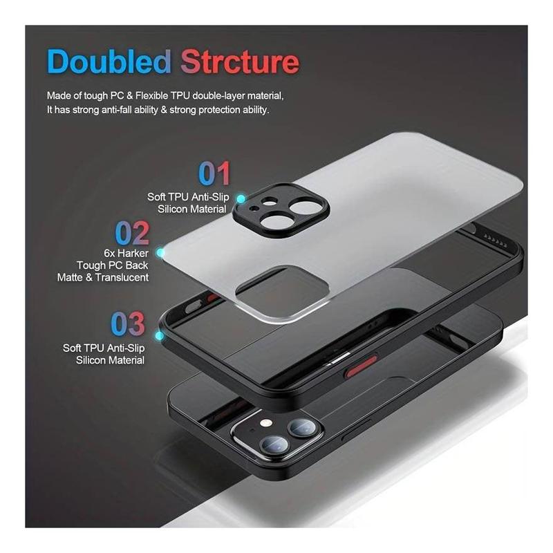 Translucent Frosted Case for Samsung Galaxy S24 Ultra - Red