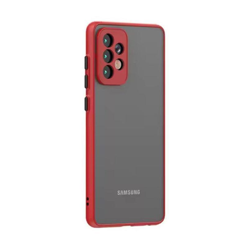 Translucent Frosted Case for Samsung Galaxy S24 Ultra - Red
